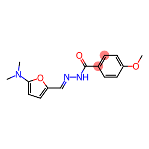 Benzoic  acid,  4-methoxy-,  [[5-(dimethylamino)-2-furanyl]methylene]hydrazide  (9CI)