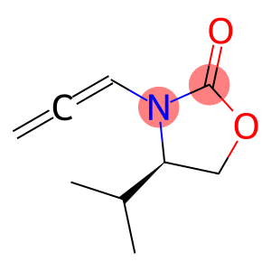 2-Oxazolidinone,4-(1-methylethyl)-3-(1,2-propadienyl)-,(4R)-(9CI)