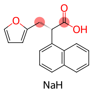 [S,(-)]-α-(1-Naphthalenyl)-2-furanpropanoic acid sodium salt