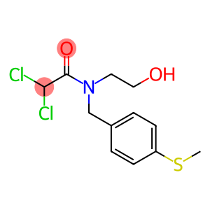 Acetamide, 2,2-dichloro-N-(2-hydroxyethyl)-N-(p-(methylthio)benzyl)-