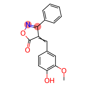 4-(4-Hydroxy-3-methoxy-benzylidene)-3-phenyl-4H-isoxazol-5-one