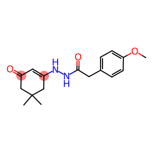 N'-(5,5-dimethyl-3-oxo-1-cyclohexen-1-yl)-2-(4-methoxyphenyl)acetohydrazide