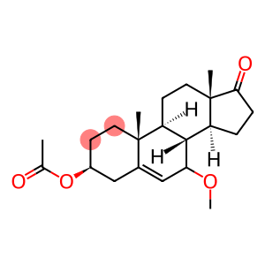 Androst-5-en-17-one, 3-(acetyloxy)-7-methoxy-, (3beta)- (9CI)