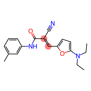 2-Propenamide,  2-cyano-3-[5-(diethylamino)-2-furanyl]-N-(3-methylphenyl)-