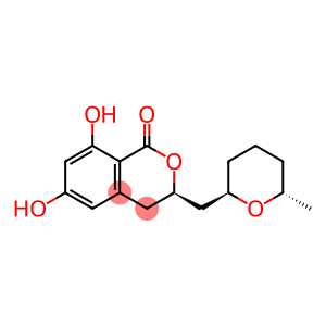 (R)-3,4-Dihydro-3-[[(2R,6S)-6-methyltetrahydro-2H-pyran-2-yl]methyl]-6,8-dihydroxy-1H-2-benzopyran-1-one