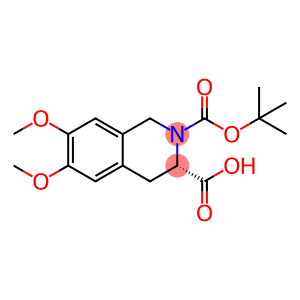 (S)-2-(tert-Butoxycarbonyl)-6,7-dimethoxy-1,2,3,4-tetrahydroisoquinoline-3-carboxylic acid