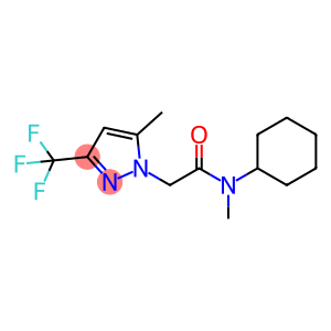 1H-Pyrazole-1-acetamide, N-cyclohexyl-N,5-dimethyl-3-(trifluoromethyl)-