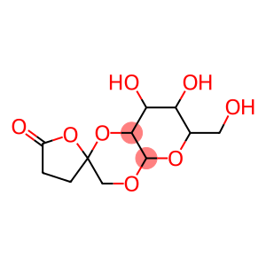 3,4,4'a,7',8',8'a-Hexahydro-7',8'-dihydroxy-6'-hydroxymethylspiro[furan-2(5H),2'(3'H)-[6H]pyrano[2,3-b][1,4]dioxin]-5-one