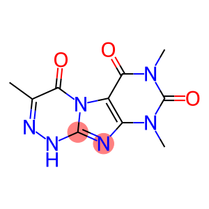 [1,2,4]Triazino[3,4-f]purine-4,6,8(1H,7H,9H)-trione,  3,7,9-trimethyl-