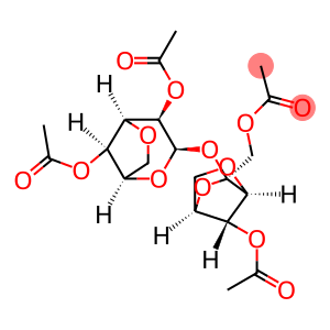 1-O-(1-O,4-O-Diacetyl-3,6-anhydro-2-deoxy-β-D-fructofuranos-2-yl)-3,6-anhydro-2-O,4-O-diacetyl-α-D-glucopyranose