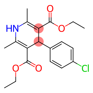 4-(4-氯苯基)-2,6-二甲基-1,4-二氢吡啶-3,5-二羧酸二乙酯
