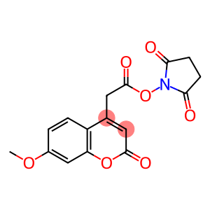 7-甲氧基-2-氧代苯并吡喃-4-乙酸 N-丁二酰亚胺酯(Mca-Osu)