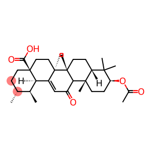 (1S,2R,4aS,6aS,6aS,6bR,8aS,10S,12aS,14bR)-10-acetyloxy-1,2,6a,6b,9,9,12a-heptamethyl-13-oxo-1,2,3,4,5,6,6a,7,8,8a,10,11,12,14b-tetradecahydropicene-4a-carboxylic acid