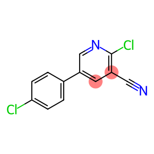 2-氯-5-(4-氯苯基)烟腈