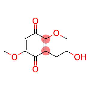 2,5-Cyclohexadiene-1,4-dione, 3-(2-hydroxyethyl)-2,5-dimethoxy- (9CI)