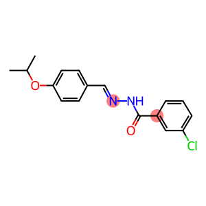 3-chloro-N'-(4-isopropoxybenzylidene)benzohydrazide