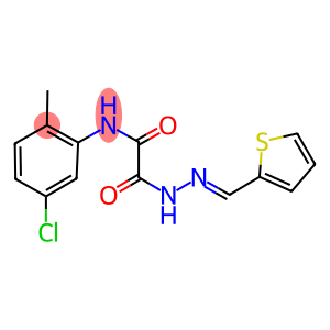 N-(5-CHLORO-2-METHYLPHENYL)-2-OXO-2-[2-(2-THIENYLMETHYLENE)HYDRAZINO]ACETAMIDE