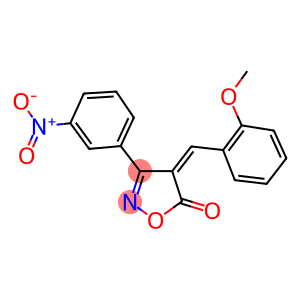 3-{3-nitrophenyl}-4-(2-methoxybenzylidene)-5(4H)-isoxazolone