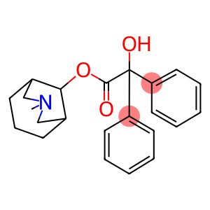 2-Hydroxy-2,2-diphenylacetic acid 1-methyl-4-piperidinyl ester