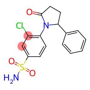 3-Chloro-4-(2-oxo-5-phenyl-1-pyrrolidinyl)benzenesulfonamide