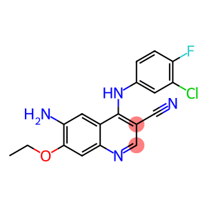 6-氨基-4-(3-氯-4-氟苯基氨基)-7-乙氧基-喹啉-3-甲腈