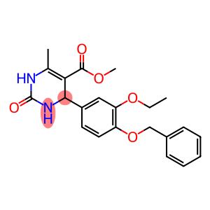 methyl 4-(4-(benzyloxy)-3-ethoxyphenyl)-6-methyl-2-oxo-1,2,3,4-tetrahydropyrimidine-5-carboxylate