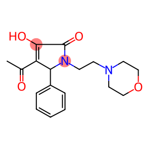 4-acetyl-3-hydroxy-1-(2-morpholin-4-ylethyl)-5-phenyl-1,5-dihydro-2H-pyrrol-2-one