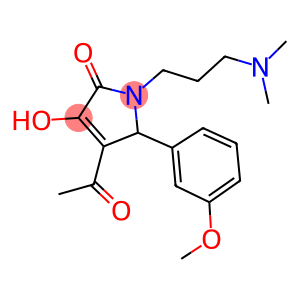 4-acetyl-1-[3-(dimethylamino)propyl]-3-hydroxy-5-(3-methoxyphenyl)-1,5-dihydro-2H-pyrrol-2-one