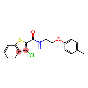 3-chloro-N-[2-(4-methylphenoxy)ethyl]-1-benzothiophene-2-carboxamide