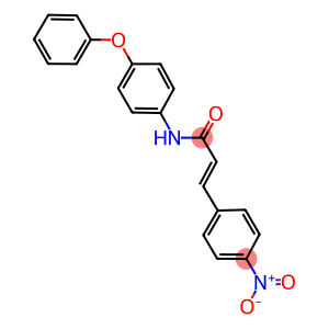 3-{4-nitrophenyl}-N-(4-phenoxyphenyl)acrylamide