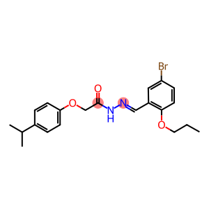 N'-(5-bromo-2-propoxybenzylidene)-2-(4-isopropylphenoxy)acetohydrazide