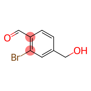 Benzaldehyde, 2-bromo-4-(hydroxymethyl)-