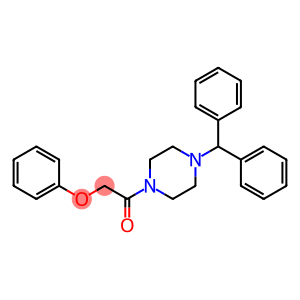 1-(4-(DIPHENYLMETHYL)PIPERAZINYL)-2-PHENOXYETHAN-1-ONE