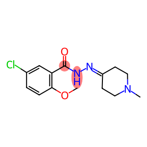 5-chloro-2-methoxy-N'-(1-methylpiperidin-4-ylidene)benzohydrazide