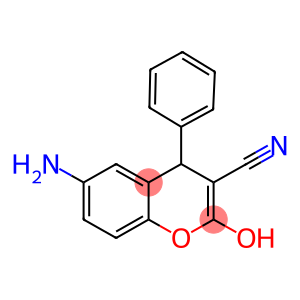 6-amino-2-hydroxy-4-phenyl-4H-chromene-3-carbonitrile