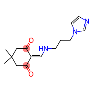 2-({[3-(1H-imidazol-1-yl)propyl]amino}methylene)-5,5-dimethyl-1,3-cyclohexanedione