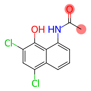 Acetamide,  N-(5,7-dichloro-8-hydroxy-1-naphthalenyl)-