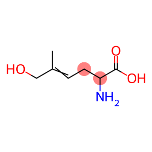 4-Hexenoic acid, 2-amino-6-hydroxy-5-methyl-