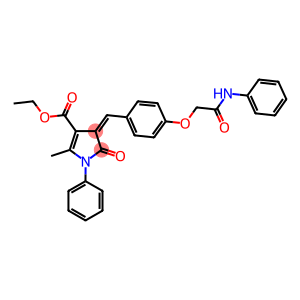 ethyl 4-[4-(2-anilino-2-oxoethoxy)benzylidene]-2-methyl-5-oxo-1-phenyl-4,5-dihydro-1H-pyrrole-3-carboxylate