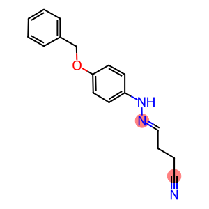 4-{[4-(benzyloxy)phenyl]hydrazono}butanenitrile