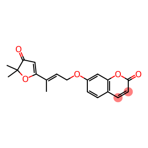 7-[[(E)-3-[(4,5-Dihydro-5,5-dimethyl-4-oxofuran)-2-yl]-2-butenyl]oxy]-2H-1-benzopyran-2-one