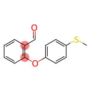 2-[4-(METHYLSULFANYL)PHENOXY]BENZALDEHYDE