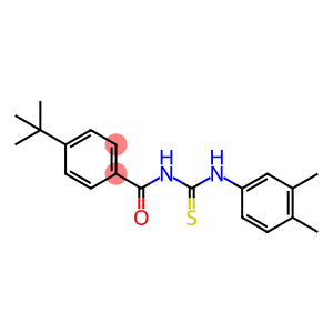 4-tert-butyl-N-{[(3,4-dimethylphenyl)amino]carbonothioyl}benzamide