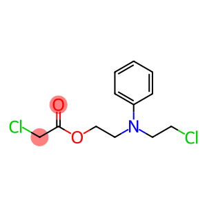 Acetic acid, 2-chloro-, 2-[(2-chloroethyl)phenylamino]ethyl ester
