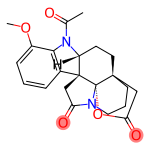 1-Acetyl-19,21-epoxy-17-methoxyaspidospermidine-10,21-dione