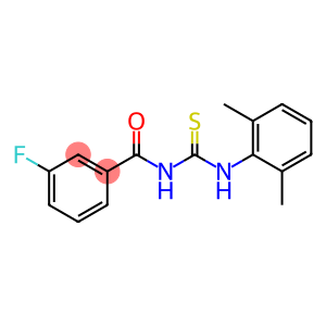 N-[(2,6-dimethylphenyl)carbamothioyl]-3-fluorobenzamide