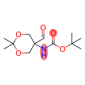 Carbamic acid, (5-formyl-2,2-dimethyl-1,3-dioxan-5-yl)-,1,1-dimethylethyl ester