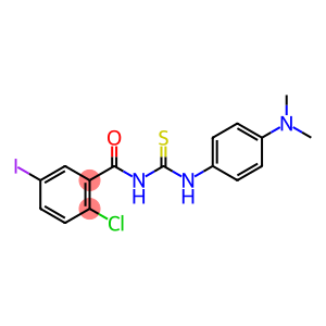 N-(2-chloro-5-iodobenzoyl)-N'-[4-(dimethylamino)phenyl]thiourea