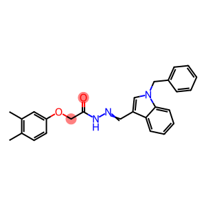 N'-[(1-benzyl-1H-indol-3-yl)methylene]-2-(3,4-dimethylphenoxy)acetohydrazide