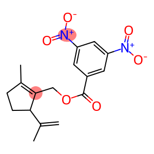 (5-isopropenyl-2-methylcyclopent-1-en-1-yl)methyl 3,5-bisnitrobenzoate